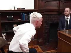 Mormon boys head to the shower for a threesome