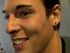 Perverted students wank and cum on their roommates