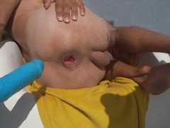 Massive anal dildos, queer stretching, gay ass treatment