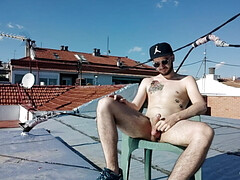 Jerking in my rooftop