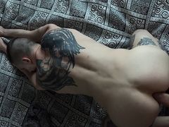 The stepson gave himself up to the excited stepfather with a big dick