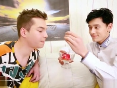 Big dick twinks cock suck with cum in ass