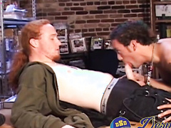 Straight dudes DJ & Aires fuck at work like a pair of horny amateurs