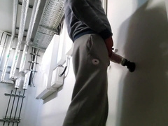 Bisexous m4rkus77 bangs Fleshlight in the boiler apartment including gravy