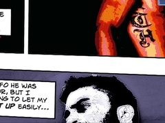 Tattooed Latin Muscle Stud Fucks Huge Step daddy