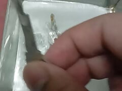 Unlocking My Chastity Cage with Urethral tube