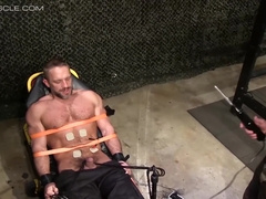 Dirk Caber And Drake Jaden - Hairy Sub Enjoys Electric Shock For His Balls And Cock