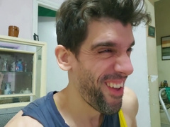 He Makes Crazy Faces When He Is Masturbating