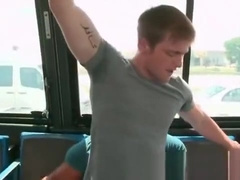 Gay guy wants his black cock on a bus