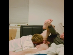 Hot boyfriend teases my sweet spot before getting a taste of my wetness