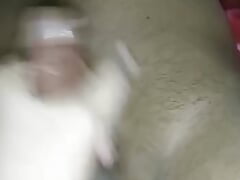 Sexy indian daddy cumming thick load