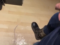 The mud left behind a hasty urinating spree at pals, couldn’t wait till we got home…