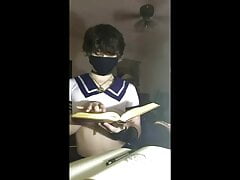 Femboy wrecks bussy instead of doing homework
