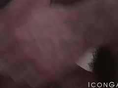 Bearded Jaxton Wheeler deepthroats my boner before pricking my booty