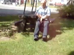 Old Man Jerks In The Park 9