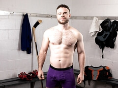 Anal domination at the locker room makes both boys feel amazing
