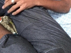 ROCK MERCURY BLASTING JIZM FROM PHAT FUR COVERED LOLLIPOP & BALLSACK ON A SUNNY DAY