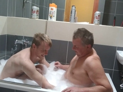 Bathtub Time with Dad