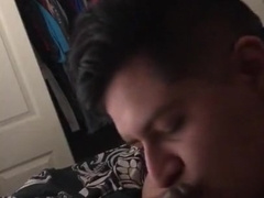 Deepthroating my Boyfriends Beef Whistle two