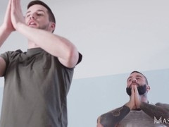 Markus Kage instructs Thyle Knoxx on taking it from behind