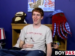 Guy With Red Hair Gets Interviewed Before A Solo Session