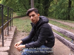 His gf cucked him so adorable amateur stud attempts trunk - Czech Hunter