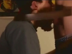 Romping buddys mouth excellent and spunk on his face