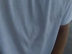 Flashing my dick on the sidewalk