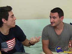 Vincent uses his fat dick to anal fuck Latino stud Santiago and makes him cum