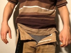 Big uncut cock, unclothing, big penis