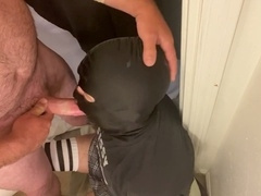 No escape, messy head facefuck for homosexual dickblower