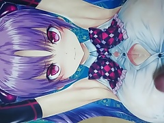 Small devil girlfriend Mika mousepad bukkake