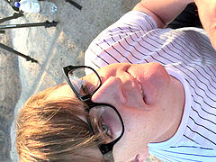 Outside, gay facial, dad