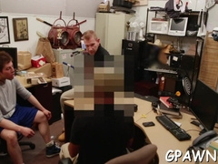 Fag heads hard-core in the store