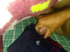 Jizz shot on Underpants Short Bathing suit Panty GString Urinating After Money-shot