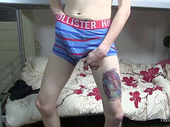 youthfull Elijah Stone milks Off