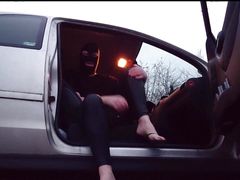 Putting on Hot Heels in the Car Ep. 2