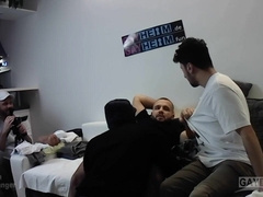 German Arab Sans a condom with Black Apprentice (actioncam) Trailer