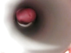 cumshot in tube