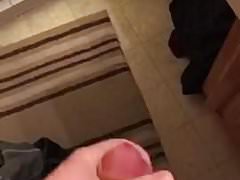 Long cock wanked lovely spurt