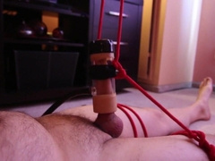 Machine Milked and twice ruined orgasm 6