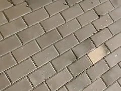 Young boy cum in public