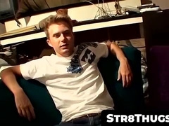 Str8Thugs.com - Billy and Duke work out a massive cum load from their thick meat sticks