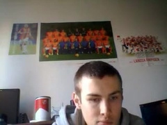 The Netherlands Str8 Boy Shows His Virgin Asshole On Cam