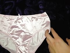 Cum on Shiny Pink Panties