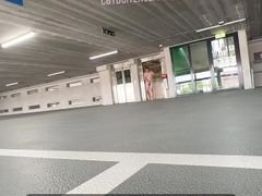Risky dares outdoor parking garage