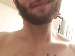 Sexy guy shows off body and plays with his tight little hole