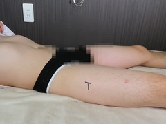 [Japanese ASMR] Indulge in intimate Ona instruction voice and nipple teasing for a satisfying handjob and cumshot! [with male moans]