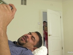 BIPHORIA Caught while masturbating to gay porn! - Kay Carter, Dante Colle, Draven Navarro
