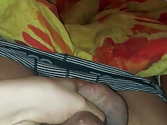 Wet morning jerk off before squirt